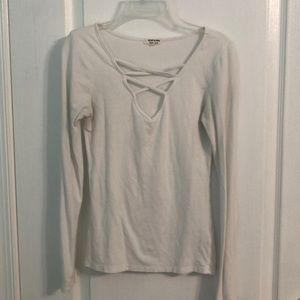 White long sleeved shirt